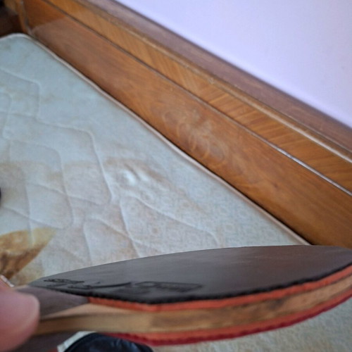 Ping Pong Racket with Butterfly Primorac Wood and Tenergy 80 Rubbers Like New