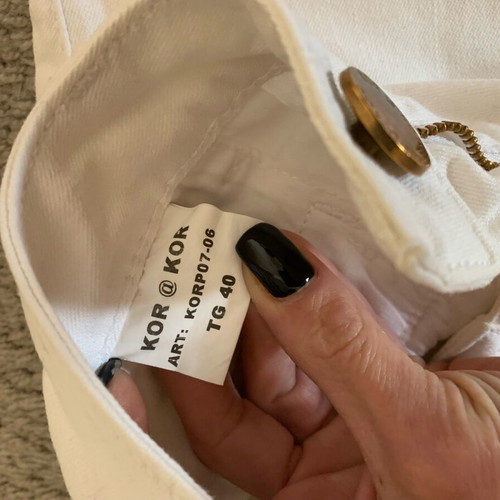 Jean Kor@kor jeans new, white, size S