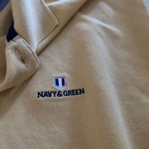 Polo shirts like new, navy and green, yellow and green, XL