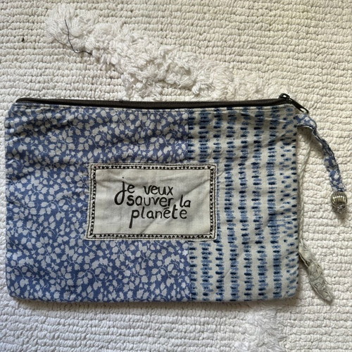 Inouitoosh toiletry bag used, blue, French brand
