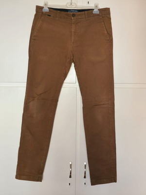 Trial Jeans brown fabric pants XL like new