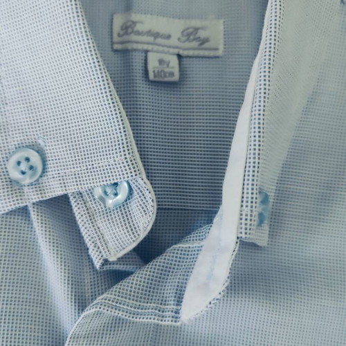 Energiers boys' shirt size 140 cm, like new, white and blue