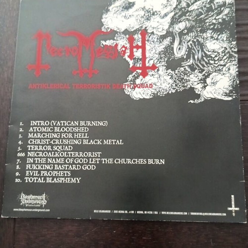 LP Necromessiah Antiklerical Terroristik Death Squad new, metal