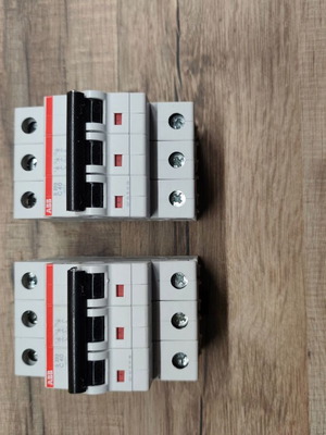 ABB S203-C40 Circuit Breakers used, set of 2, 40A