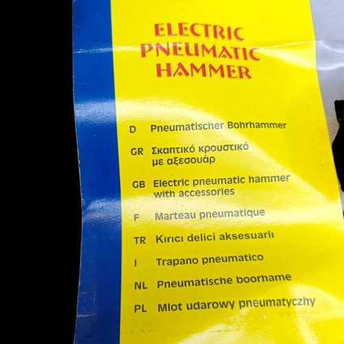 Electric Pneumatic Hammer set like new with motor