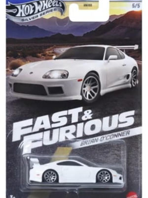 Hot Wheels 2024 Silver Series Fast & Furious #5/5 Brian O'Conner Toyota Supra new