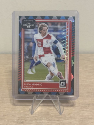 2026 Donruss Optic Road to FIFA World Cup Luka Modric Croatia Optic Argyle card new