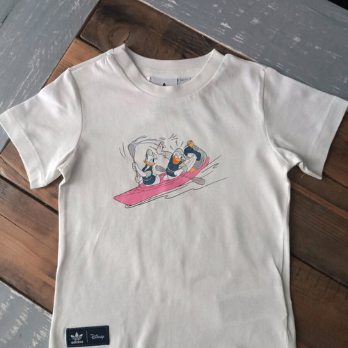 Adidas Disney boy's t-shirt new, off white, size 12-18 months