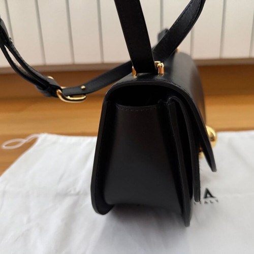 Furla Sfera bag new, natural leather, black
