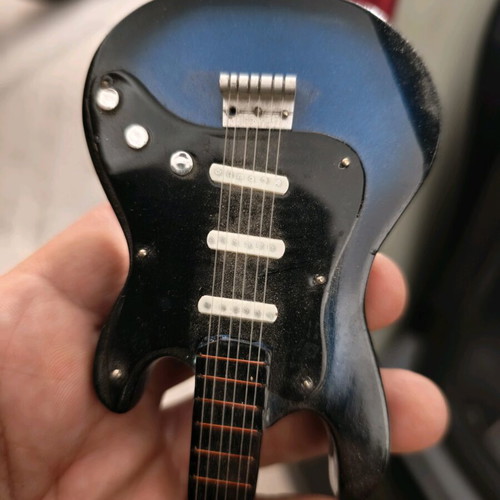 Mini guitar used, decorative with case