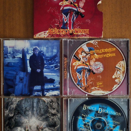 Bruce Dickinson Accident of Birth and The Chemical Wedding CDs, first pressings