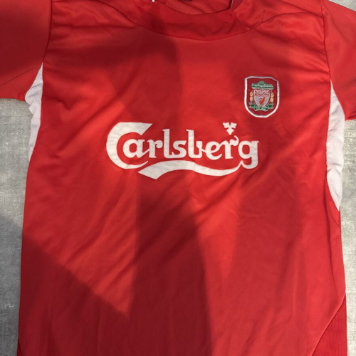 Liverpool Morientes T-shirt medium replica used