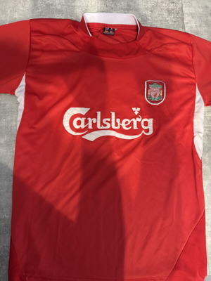 Liverpool Morientes T-shirt medium replica used