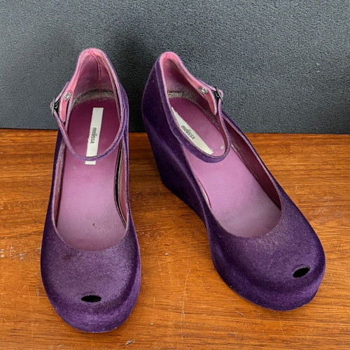 Melissa pumps used size 40 purple with 9 cm heel