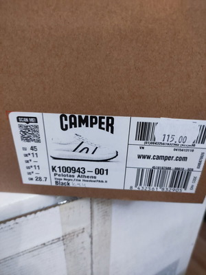 Camper ανδρικά sneakers μέγεθος 45 σαν καινούργια άσπρα και μπλε