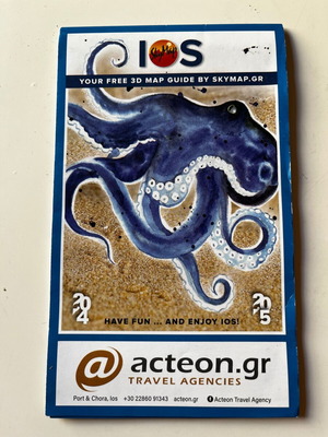 Ios Island map used, English
