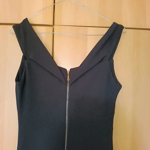 Long black mermaid evening dress like new, size S-M