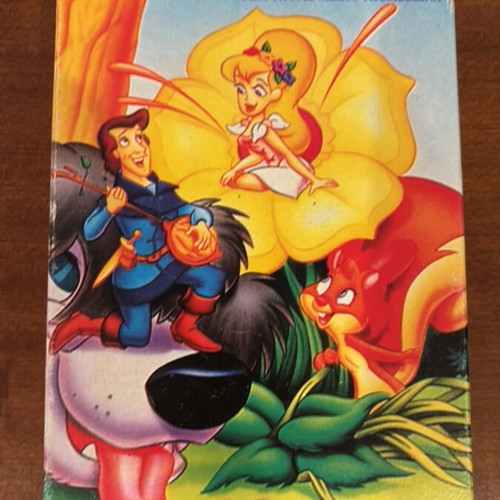 Tom Thumb and Thumbelina VHS used, dubbed in Greek