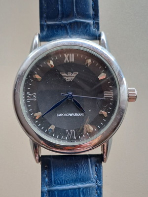Emporio Armani AR-0101 vintage ρολόι χειρός μπλε μεταχειρισμένο