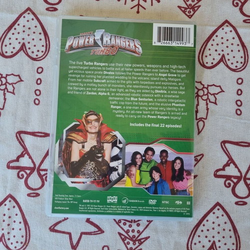 Power Rangers Turbo The Complete Season DVD like new