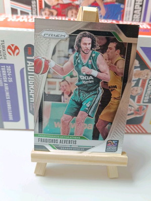 Alvertis Panathinaikos Panini Euroleague Prizm Silver Base like new