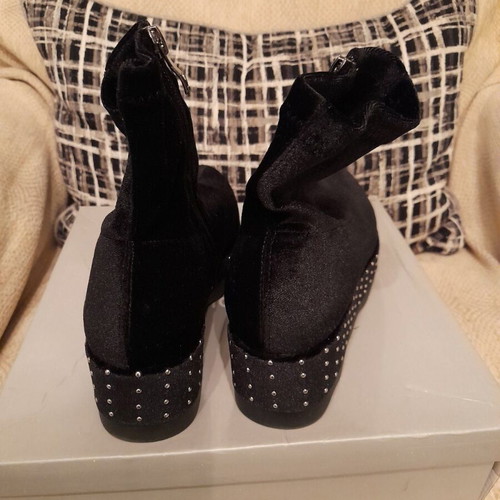 Migato velvet ankle boots used, size 38, black