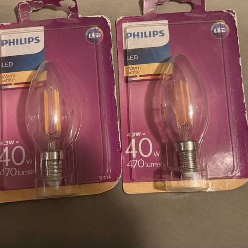 LED lamps pack of 4 new, branded