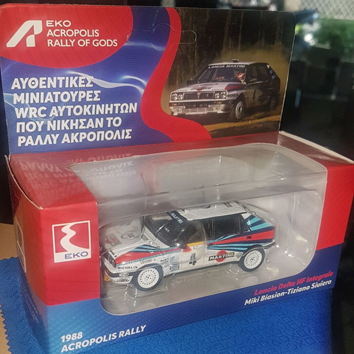 Lancia Delta Integrale WRC Diecast New in Packaging Rally Acropolis EKO