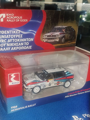 Lancia Delta Integrale WRC Diecast Καινούργιο στη συσκευασία Rally Acropolis EKO