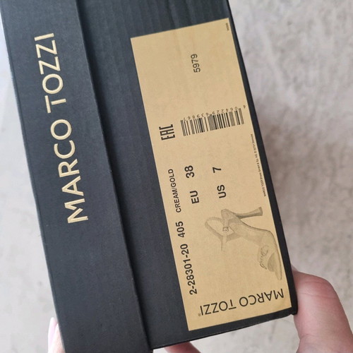 Marco Tozzi women's sandals size 38 white, new