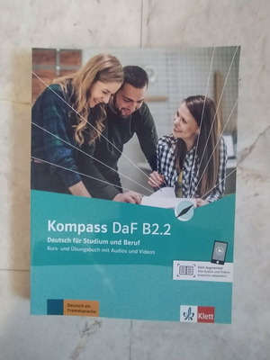 Kompass DaF B2.2 βιβλίο μαθητή και ασκήσεων με ακουστικά και βίντεο