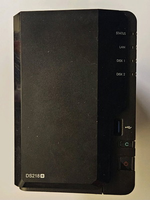 Synology DS218+ NAS (без хард диск)