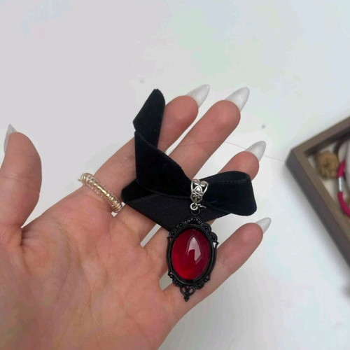 Goth punk vampire choker new