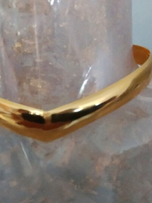 Choker gold-plated metal like new, 1980s Greek made