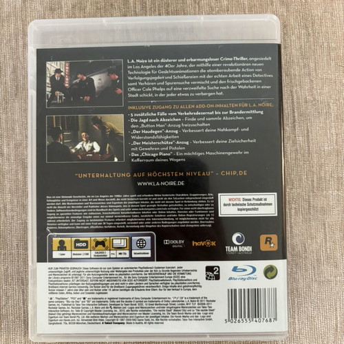 L.A Noire Complete Edition PlayStation 3 used
