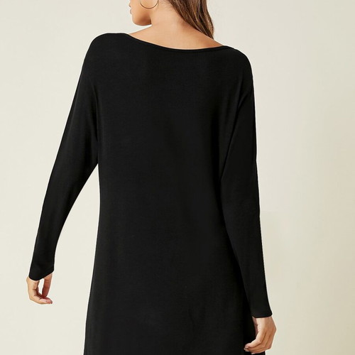 Shein Black Long-Sleeve Dress Size XL/XXL Like New