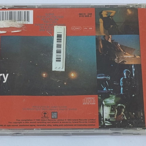 U2 Under a Blood Red Sky CD used, punk