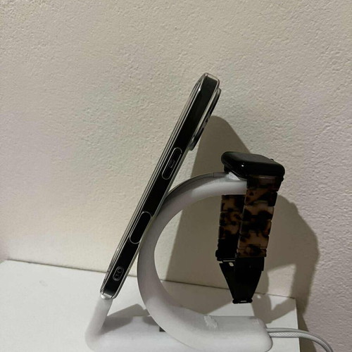 iPhone and Apple Watch charging stand new, with modern design