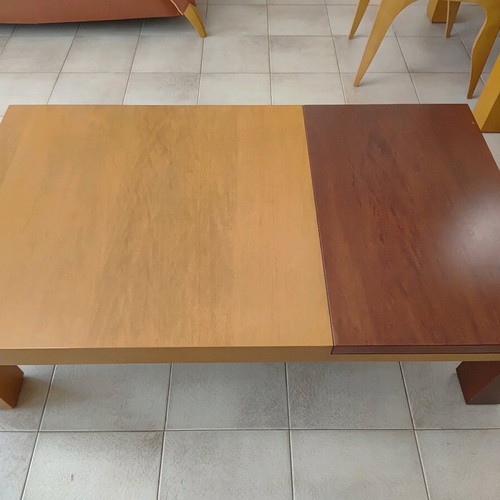 Living room sofa, stools and coffee table set like new by Eleni Natsi