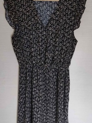 Celestino dress XL like new, black and gray