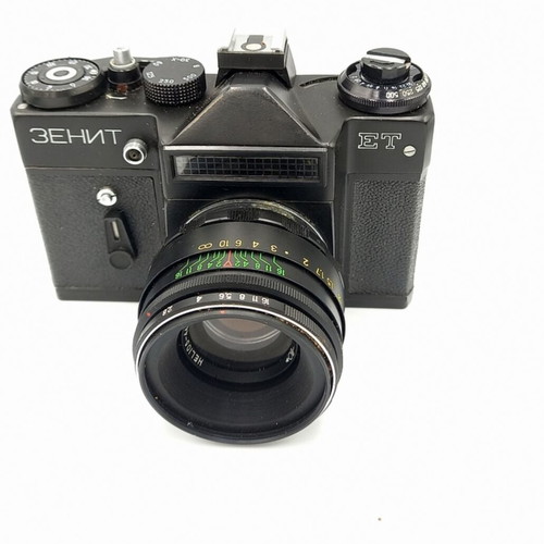 Zenit ET Helios 44M-2 camera used with case