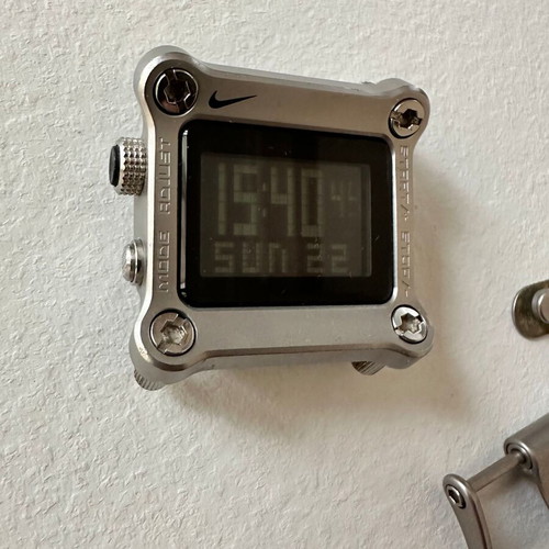 Nike Hammer watch used, silver, without strap