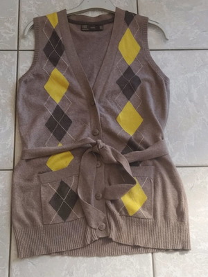Zara women's vest used, medium size, multicolor