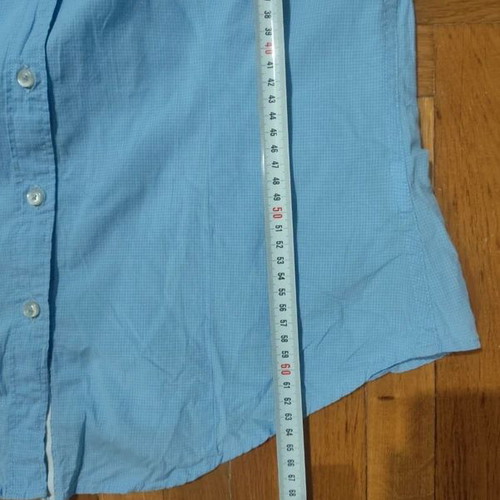 Gaastra women's shirt in blue check, size L, like new