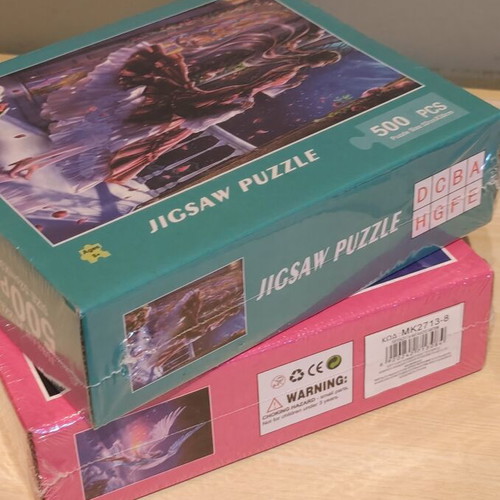 Jigsaw Puzzle 500 Pieces New, Set of 2