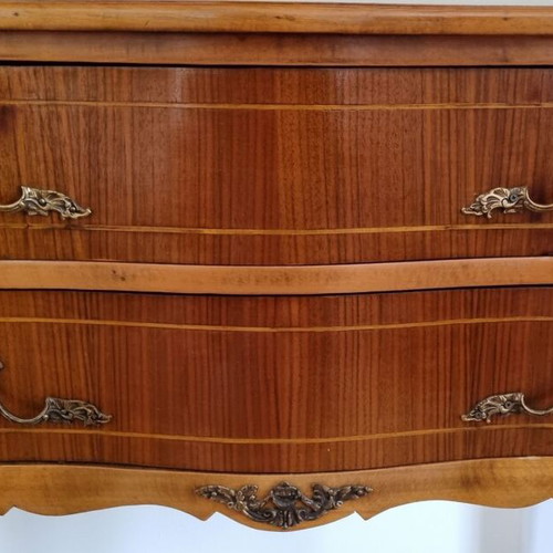 Console table used with two drawers
