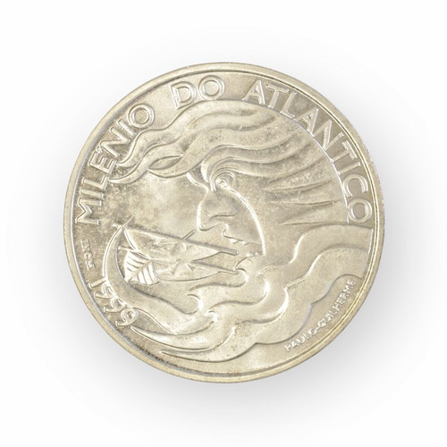PIRTUGAL 1000 Escudos 1999 used silver coin