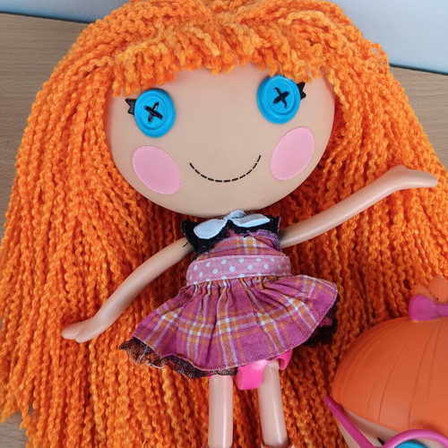 Lalaloopsy Bea Spells-a-lot & Specs Reads-a-lot dolls used, pack of 2