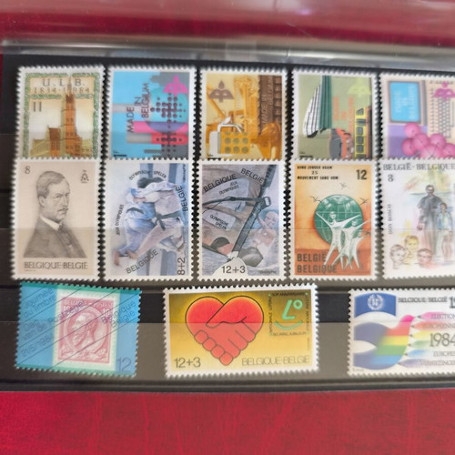 Belgian Thematic Stamp Lot 13 like new 1984–1988
