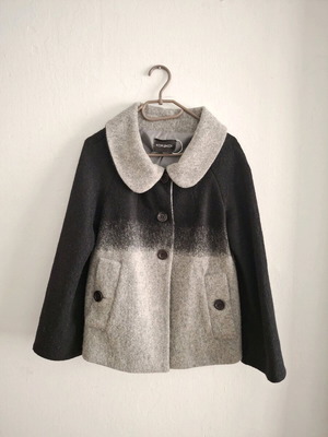 Vintage KOR @ KOR Felted Jacket like new, size S-M, black and gray